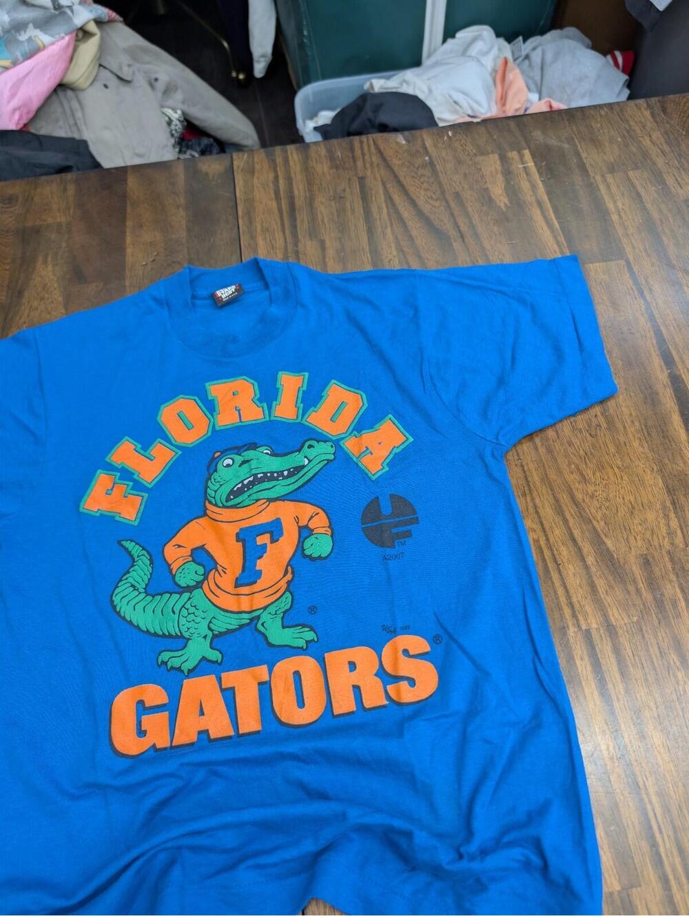 Vtg 1988 Florida Gators T Shirt L Single Stitch Screen Stars Best College NCAA